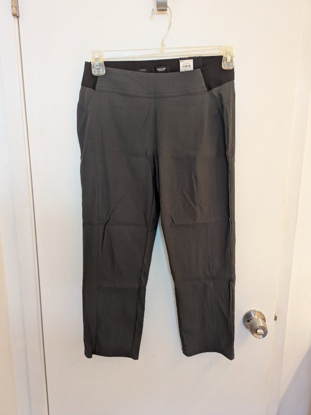 Simply Vera Vera Wang Dark Grey Capri Pants Women's Size Small